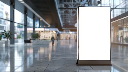 white billboard 3d graphic mockup , in the style of wood sculptor, contemporary glass, interior scenes, blurred, light brown, sony alpha a7 iii, traditional chinese - obrazy, fototapety, plakaty