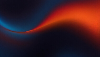 Radiant Fusion: Black Blue Orange Red Abstract Grainy Header