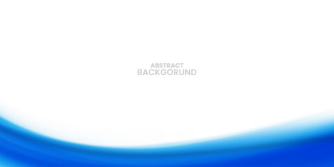 Abstract Blue Wavy Background, Modern banner background, wave shape background, blue color background.