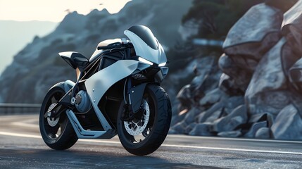 Coastal Adventure Awaits: Sleek Electric Motorcycle Redefines High-Speed Travel