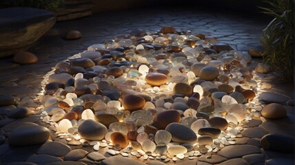 Pebble Art and stone sculpture 