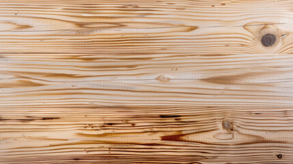 overhead view of detailed woodgrain of a pine board