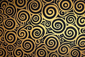 Seamless pattern with spirals.