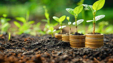 Planting Coins A Creative Take on Saving Money