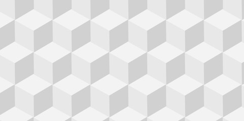 Abstract white and gray style minimal blank cubic. Geometric pattern illustration mosaic, square and triangle wallpaper.	
