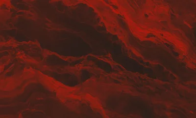 Rolgordijnen Abstract marble dark red color grunge texture background © abstractworld