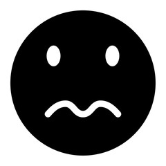 scared face emoji icon