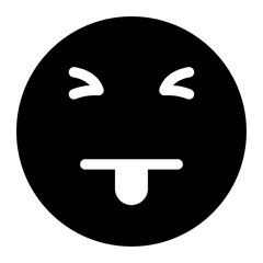 tongue face emoji icon