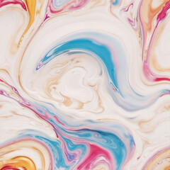 Whirl of Serenity: Abstract Swirls in Pastel Tones