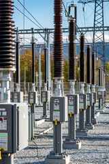 Electrical power substation in an electricity grid