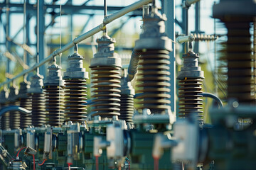 Electrical power substation in an electricity grid