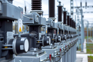 Electrical power substation in an electricity grid