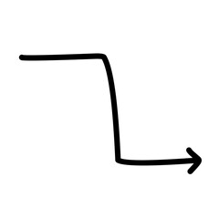 hand drawn arrow