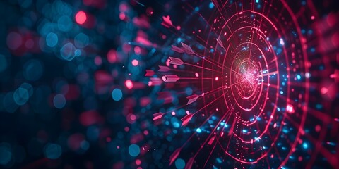 Targeted Convergence of Digital Networking and Intelligent Particle Visualization