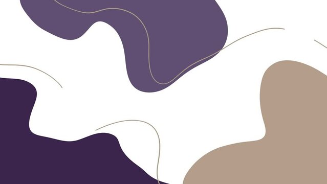 Hand draw abstract shape seamless loop background. 4k video