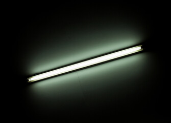 Detail of a fluorescent light tube