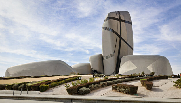 cloudy day on King Abdulaziz Center for World Culture
