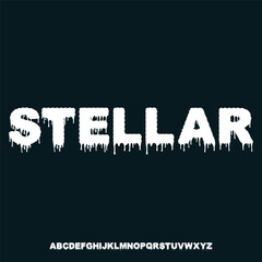 modern futuristic typeset display font