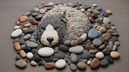 Pebble Art and stone sculpture