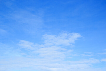 Obraz premium Beautiful blue sky and clouds background