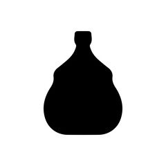 Condiment bottle silhouette icon design