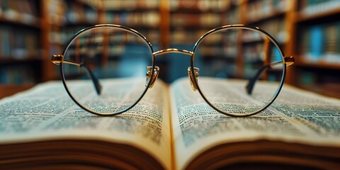 Glasses Focused on Open Encyclopedia,Clarity in Learning