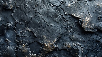 Close up view of bedrock with gold spotted pattern