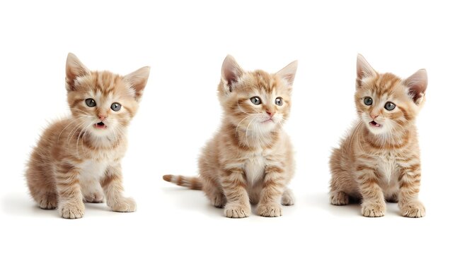 Three baby kittens
