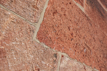 Mauer aus Rochlitzer Porphyr