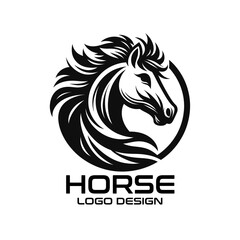 Horse Vector Logo Design