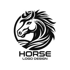 Horse Vector Logo Design