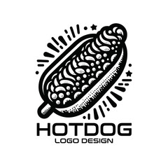 Hotdog Vector Logo Design