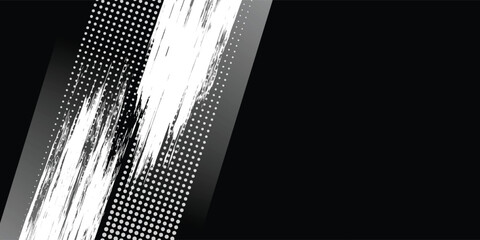 Grunge halftone dots vector texture background . Border Frame. eps 10 - obrazy, fototapety, plakaty