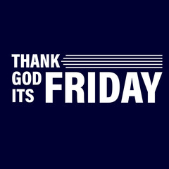 TGIF - Thank God It's Friday, acronym concept: acronym for friday