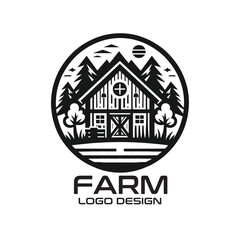 Farm Vector Logo Design