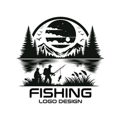 Fishing Vector Logo Design