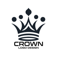 Crown Vector Logo Design