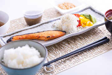 日本の美味しい朝食