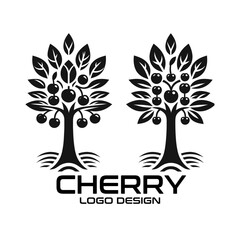 Cherry Vector Logo Design