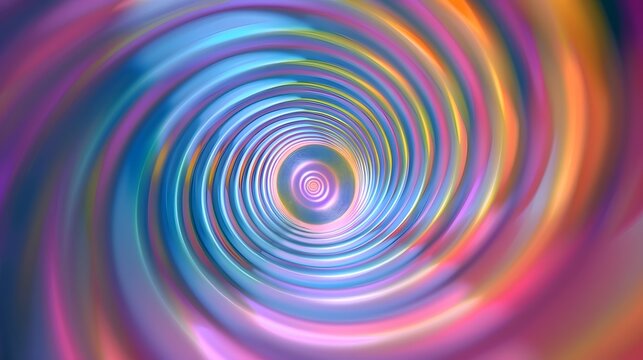 a colorful hypnotic swirl