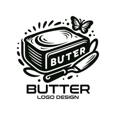 Butter Vector Logo Design