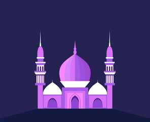A simple mosque vector illustration