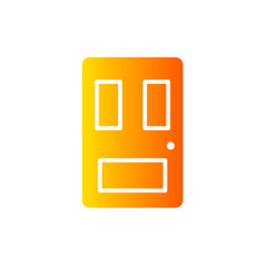 door gradient icon