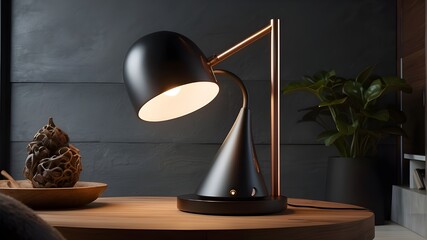 "A sleek and modern lamp design that will transport your home into the future. With its 4k ultra resolution, this lamp will illuminate your space with stunning clarity and style."
