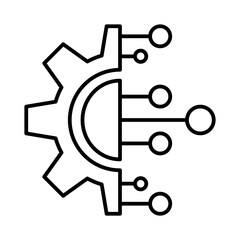 Obraz premium Technology icon 