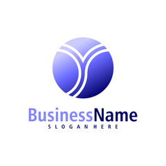 Letter Y logo design vector. Creative Initial Y logo concepts template