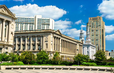 Family Court Building, a historic building in Center City Philadelphia - Pennsylvania, United States - 765438766