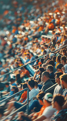 Obraz premium soccer stadium and football stadium, soccer field and stadium, soccer field background, view of stadium