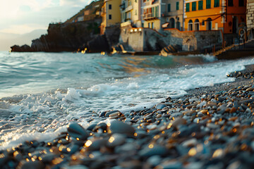 Charming Coastal Charm: Picturesque View of Bogliasco, Italy