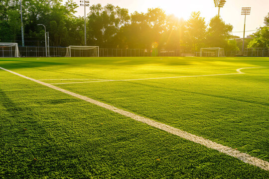 soccer stadium and football stadium, soccer field and stadium, soccer field background, view of stadium

